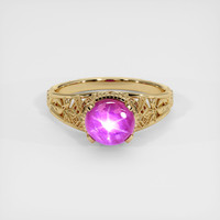 2.12 Ct. Sapphire Ring, 14K Yellow Gold 1
