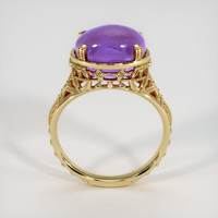 5.42 Ct. Purple Sapphire Ring, 14K Yellow Gold 3