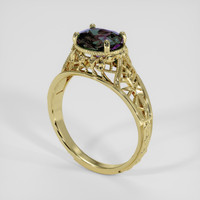 1.74 Ct. Multi Color Sapphire Ring, 14K Yellow Gold 2