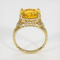 9.71 Ct. Sapphire Ring, 14K Yellow Gold 3