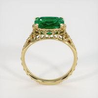 2.71 Ct. Emerald Ring, 18K Yellow Gold 3