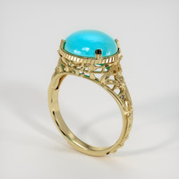 3.03 Ct. Gemstone Ring, 18K Yellow Gold 2