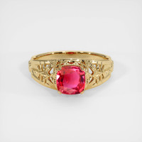 1.21 Ct. Sapphire Ring, 18K Yellow Gold 1