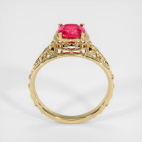 1.21 Ct. Sapphire Ring, 18K Yellow Gold 3