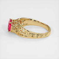 1.21 Ct. Sapphire Ring, 18K Yellow Gold 4
