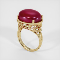 17.55 Ct. Ruby Ring, 18K Yellow Gold 2