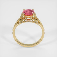 1.61 Ct. Padparadscha Sapphire Ring, 18K Yellow Gold 3