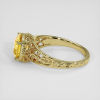 3.12 Ct. Yellow Sapphire Ring, 18K Yellow Gold 4