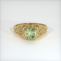 1.12 Ct. Sapphire Ring, 18K Yellow Gold 1