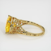 9.71 Ct. Sapphire Ring, 18K Yellow Gold 4