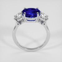 3.52 Ct. Blue Sapphire Ring, Platinum 950 3
