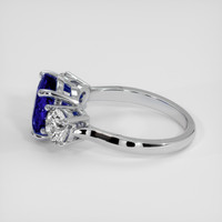 3.52 Ct. Blue Sapphire Ring, Platinum 950 4