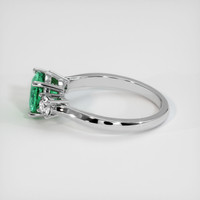 1.31 Ct. Emerald Ring, Platinum 950 4