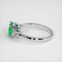 1.25 Ct. Emerald Ring, Platinum 950 4