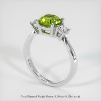 1.31 Ct. Gemstone Ring, Platinum 950 2