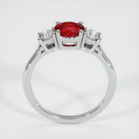 1.38 Ct. Ruby Ring, Platinum 950 3