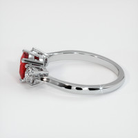 1.38 Ct. Ruby Ring, Platinum 950 4