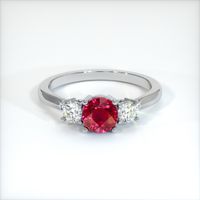 Ruby Ring 1.03 Ct. Platinum 950 Preview