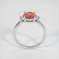 1.67 Ct. Padparadscha Sapphire Ring, Platinum 950 3