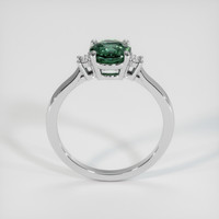 1.55 Ct. Bluish Green Sapphire Ring, Platinum 950 3
