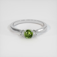 0.45 Ct. Sapphire Ring, Platinum 950 1