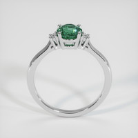 1.12 Ct. Greenish Blue Sapphire Ring, Platinum 950 3