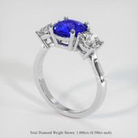 2.02 Ct. Sapphire Ring, Platinum 950 2