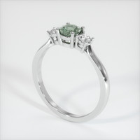 0.59 Ct. Sapphire Ring, Platinum 950 2