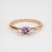 0.86 Ct. Sapphire Ring, 14K Rose Gold 1