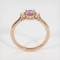 0.86 Ct. Sapphire Ring, 14K Rose Gold 3