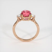 3.07 Ct. Sapphire Ring, 14K Rose Gold 3