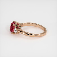 3.07 Ct. Sapphire Ring, 14K Rose Gold 4