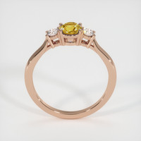 0.61 Ct. Sapphire Ring, 14K Rose Gold 3