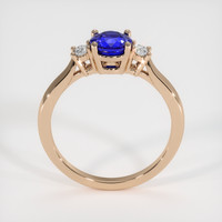 1.12 Ct. Blue Sapphire Ring, 18K Rose Gold 3