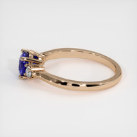 1.12 Ct. Blue Sapphire Ring, 18K Rose Gold 4
