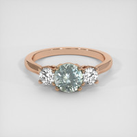 1.20 Ct. Sapphire Ring, 18K Rose Gold 1