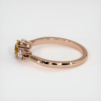 0.61 Ct. Sapphire Ring, 18K Rose Gold 4