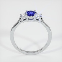0.44 Ct. Blue Sapphire Ring, 10K White Gold 3