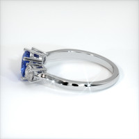 0.87 Ct. Sapphire Ring, 14K White Gold 4