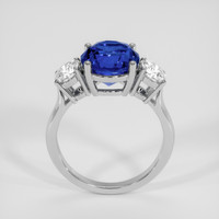5.34 Ct. Blue Sapphire Ring, 14K White Gold 3