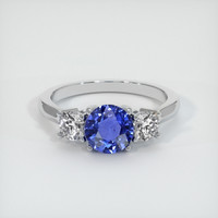 1.85 Ct. Sapphire Ring, 14K White Gold 1