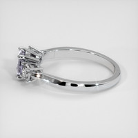 1.26 Ct. Sapphire Ring, 14K White Gold 4