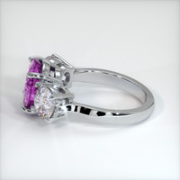 3.58 Ct. Sapphire Ring, 14K White Gold 4