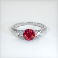 Ruby Ring 1.03 Ct. 14K White Gold Preview