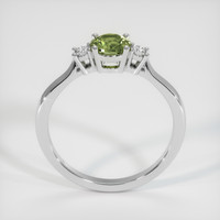 0.66 Ct. Sapphire Ring, 14K White Gold 3