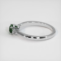 0.60 Ct. Sapphire Ring, 14K White Gold 4