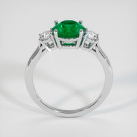 1.60 Ct. Emerald Ring, 18K White Gold 3