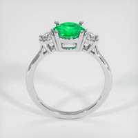 1.25 Ct. Emerald Ring, 18K White Gold 3