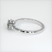 0.59 Ct. Sapphire Ring, 18K White Gold 4