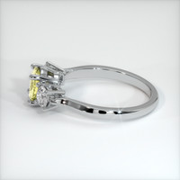 1.23 Ct. Sapphire Ring, 18K White Gold 4